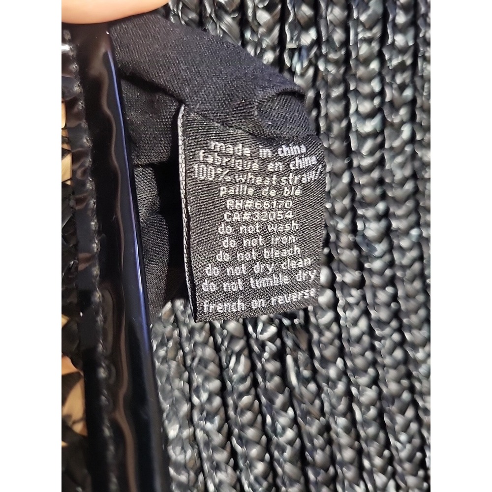 Deena &‎ Ozzy Wheat Straw Paille De Ble Shoulder Bag Golden Chain Woven - Picture 14 of 16